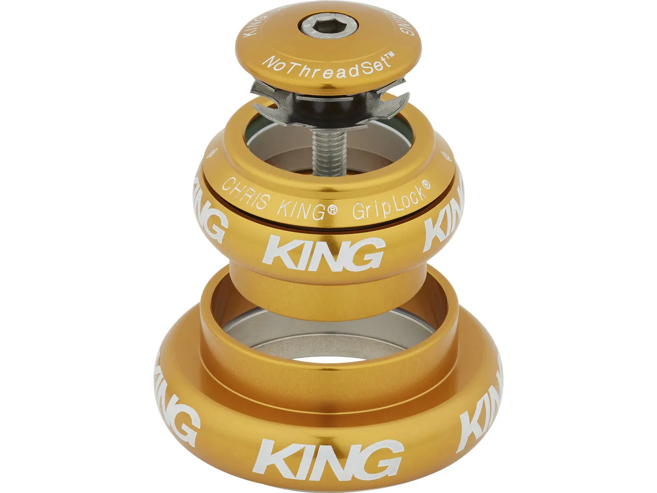 Chris King NoThreadSet GripLock Steuersatz Chris King NoThreadSet GripLock Steuersatz