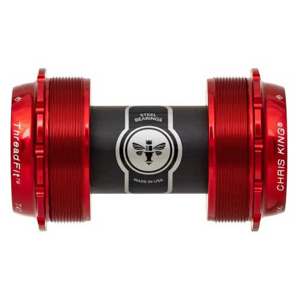 Chris King ThreadFit - 24x Innenlager, Red, 68/73mm Chris King ThreadFit - 24x Innenlager, Red, 68/73mm