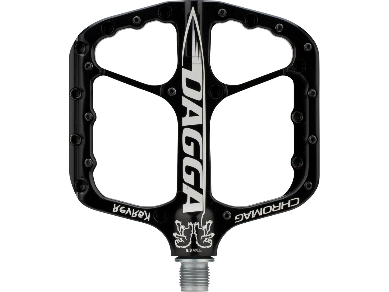 Chromag Dagga Plattformpedale, Schwarz, one_size Chromag Dagga Plattformpedale, Schwarz, one_size