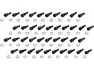 Chromag Ersatzpins für Dagga, Schwarz, one_size