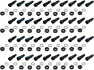 Chromag Ersatzpins für Synth, Schwarz, one_size