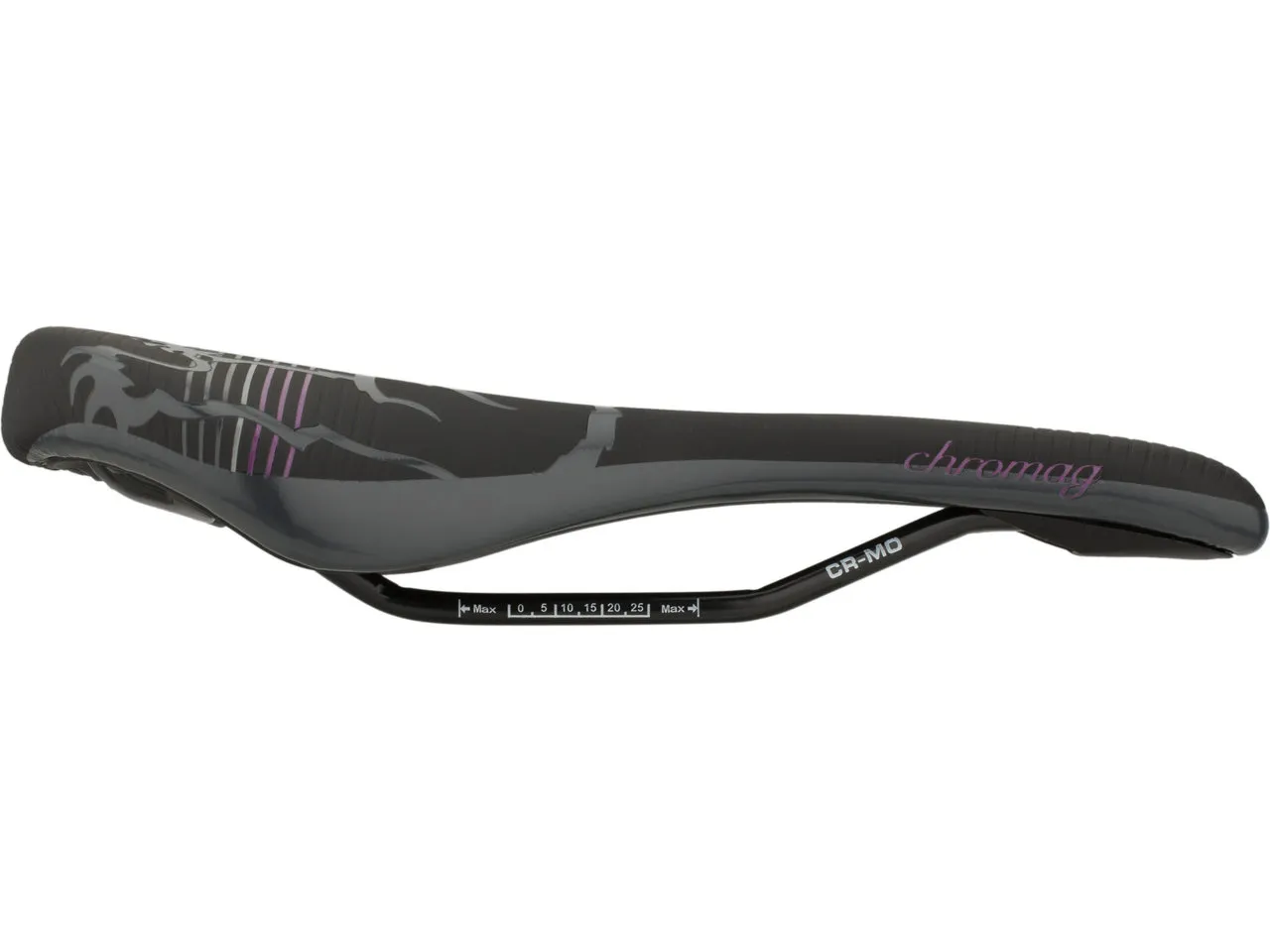 Chromag Juniper Damen Sattel, Black-purple, 141mm Chromag Juniper Damen Sattel, Black-purple, 141mm
