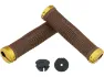 Chromag Squarewave Lock On Lenkergriffe, Brown-gold, 142mm