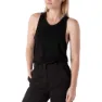Chrome Merino Ärmelloses Baselayer, Black