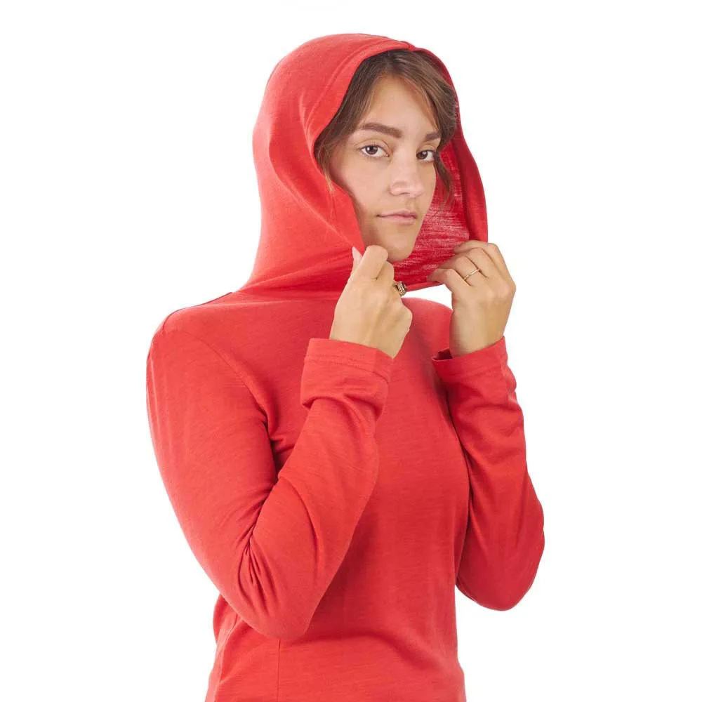 Chrome Merino Hoodie Langarm-t-shirt