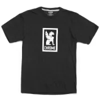 Chrome Vertical Border Logo Kurzarm-t-shirt Chrome Vertical Border Logo Kurzarm-t-shirt