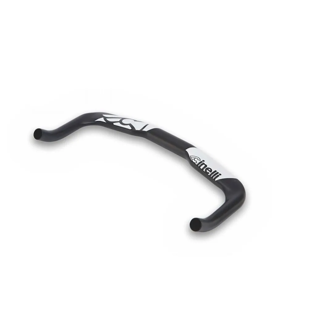 Cinelli Bullhorn Lenker, Black / white, 31.8mm, 400mm Cinelli Bullhorn Lenker, Black / white, 31.8mm, 400mm