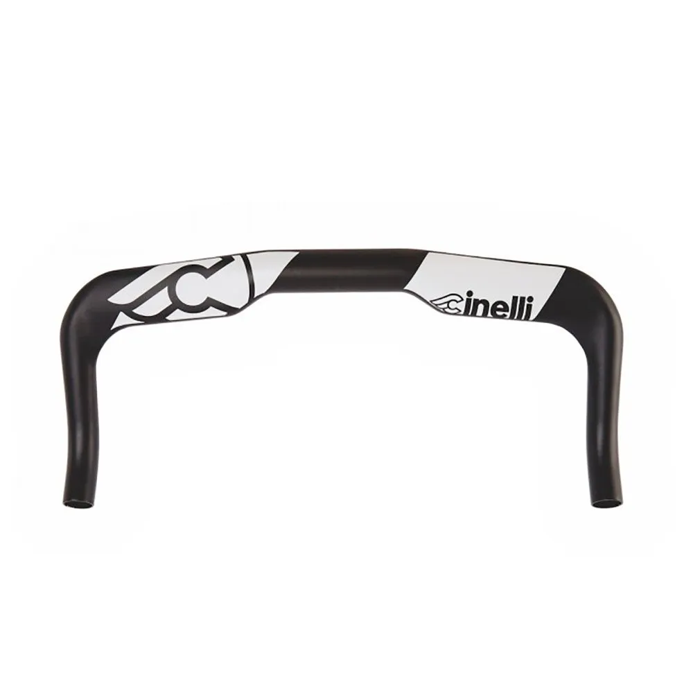 Cinelli Bullhorn Lenker, Black / white, 31.8mm, 400mm Cinelli Bullhorn Lenker, Black / white, 31.8mm, 400mm