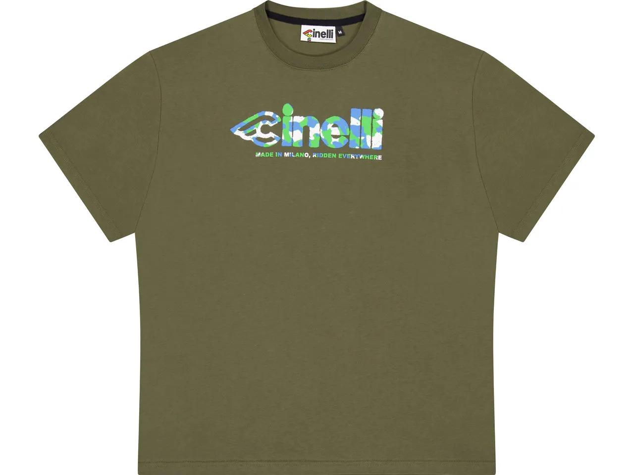 Cinelli Global Cycling T-Shirt, Army green, S