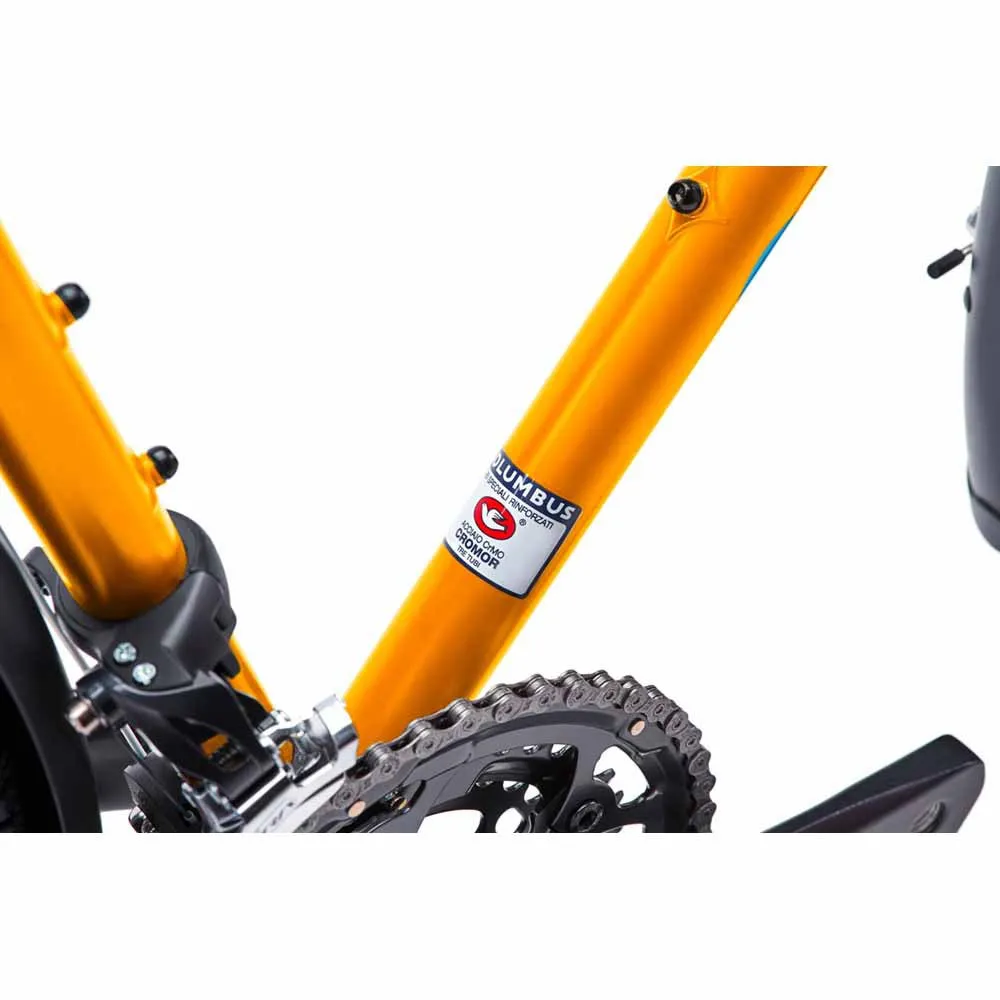 Cinelli Hobootleg Easy Travel Shimano Sora 2023 Gravelbike, Yellow line Cinelli Hobootleg Easy Travel Shimano Sora 2023 Gravelbike, Yellow line