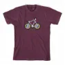 Cinelli Pixel Laser Kurzarm-t-shirt, Bordeaux, S