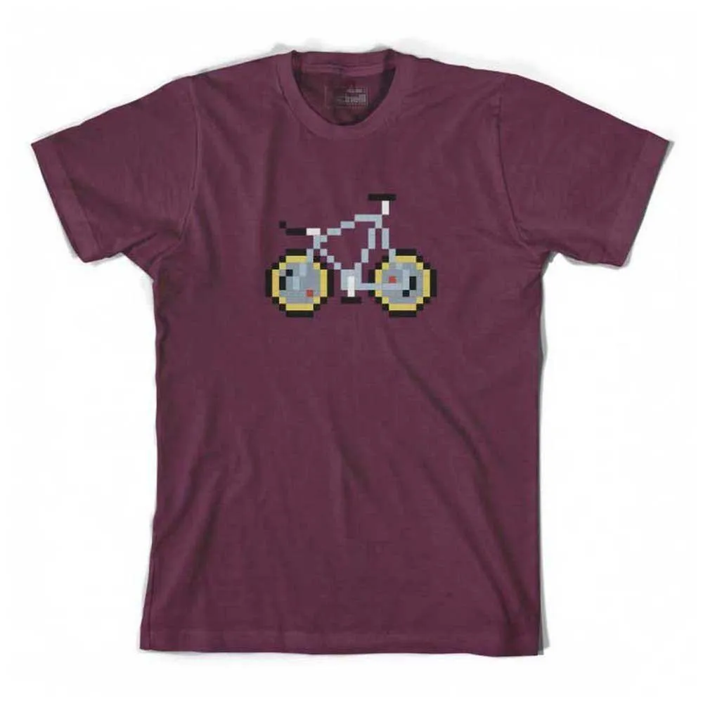 Cinelli Pixel Laser Kurzarm-t-shirt, Bordeaux, S Cinelli Pixel Laser Kurzarm-t-shirt, Bordeaux, S