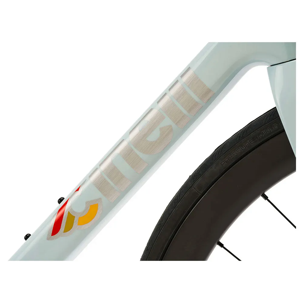 Cinelli Pressure Adr 105 Di2 Rennrad, Sunfaded laser blue Cinelli Pressure Adr 105 Di2 Rennrad, Sunfaded laser blue