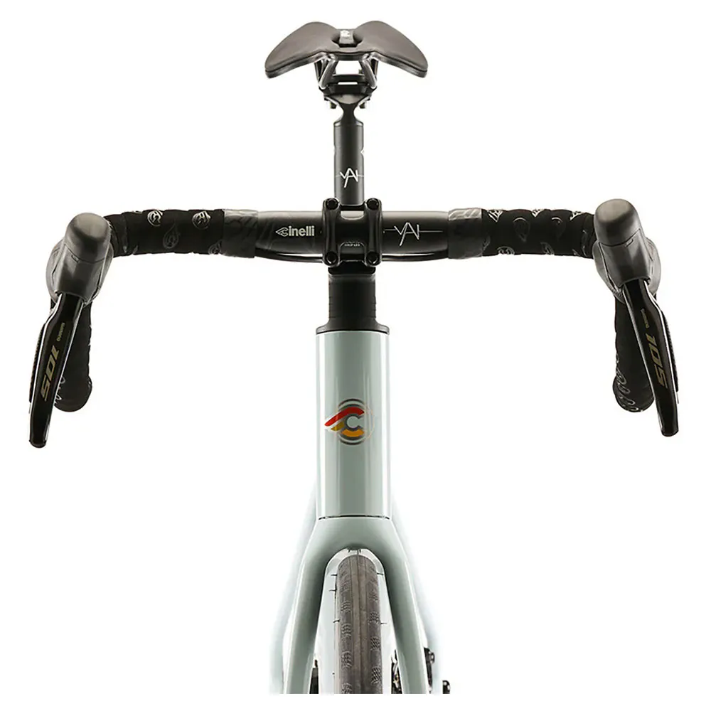 Cinelli Pressure Adr 105 Di2 Rennrad, Sunfaded laser blue Cinelli Pressure Adr 105 Di2 Rennrad, Sunfaded laser blue