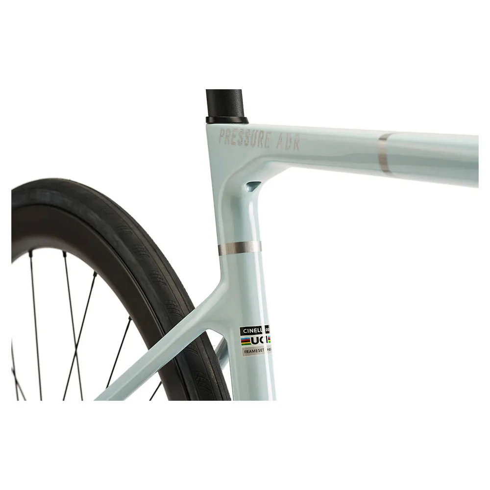 Cinelli Pressure Adr 105 Di2 Rennrad, Sunfaded laser blue Cinelli Pressure Adr 105 Di2 Rennrad, Sunfaded laser blue