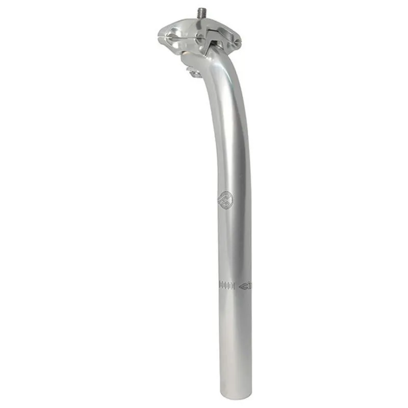 Cinelli Via Folli Sattelstütze, Silver milky anodized, 250mm, 27.2mm Cinelli Via Folli Sattelstütze, Silver milky anodized, 250mm, 27.2mm