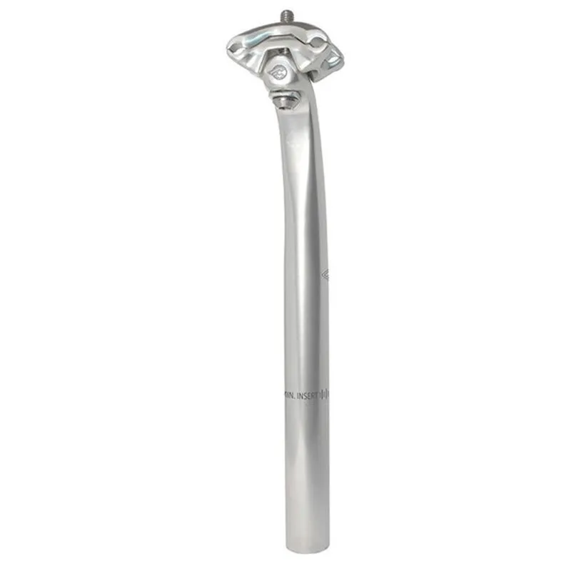 Cinelli Via Folli Sattelstütze, Silver milky anodized, 250mm, 27.2mm Cinelli Via Folli Sattelstütze, Silver milky anodized, 250mm, 27.2mm