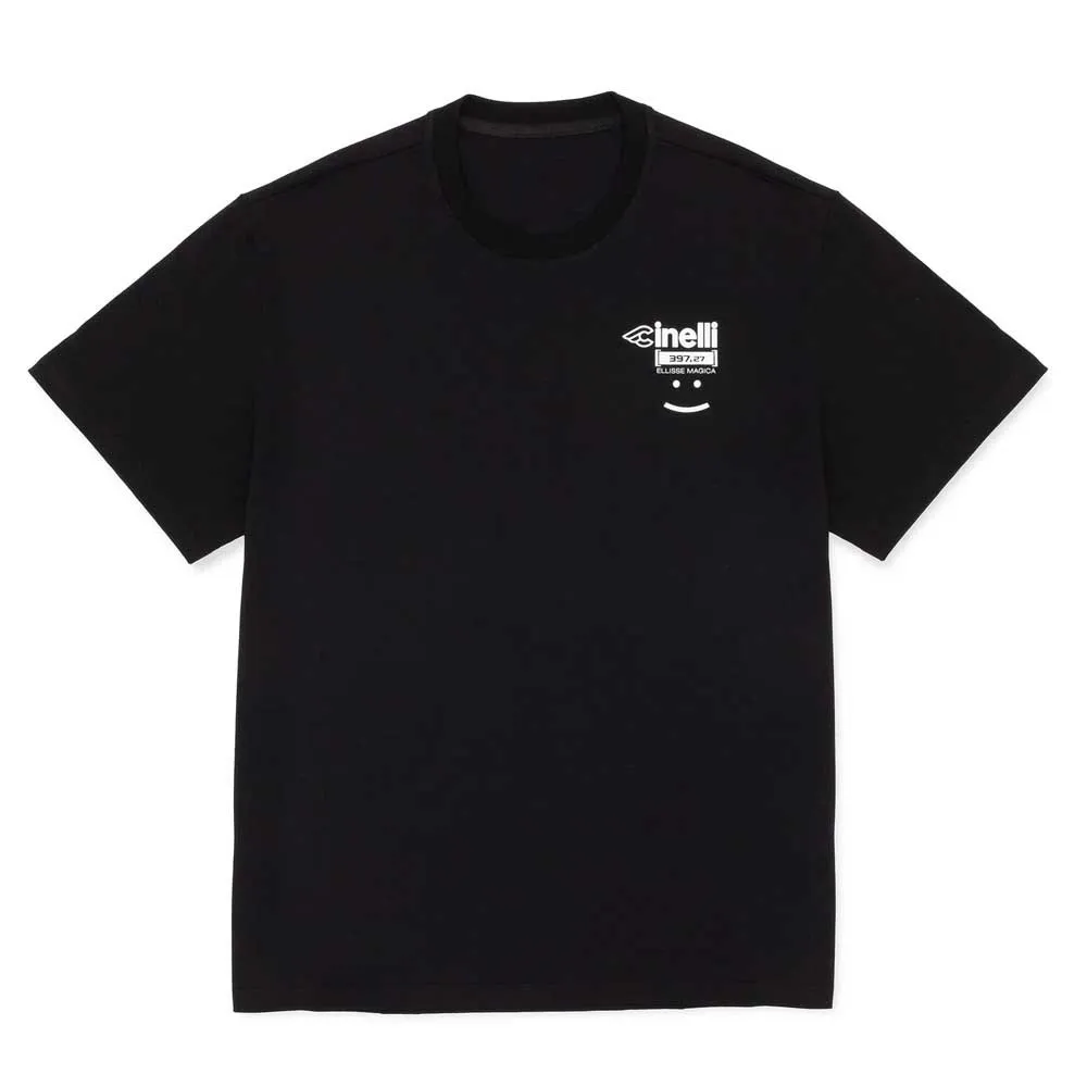 Cinelli Vigorelli Kurzarm-t-shirt, Black, M Cinelli Vigorelli Kurzarm-t-shirt, Black, M
