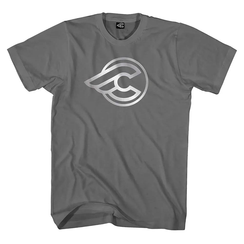 Cinelli Winged Reflective Kurzarm-t-shirt, Dark grey, S Cinelli Winged Reflective Kurzarm-t-shirt, Dark grey, S