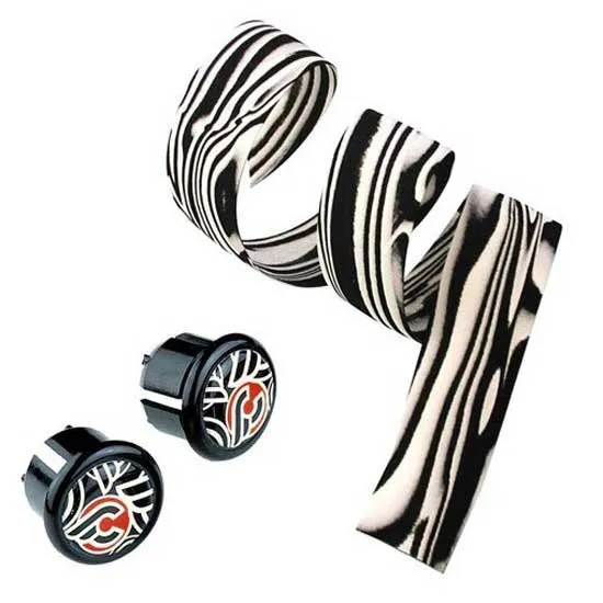 Cinelli Zebra Ribbon Lenkerband, Black / white, One Size Cinelli Zebra Ribbon Lenkerband, Black / white, One Size