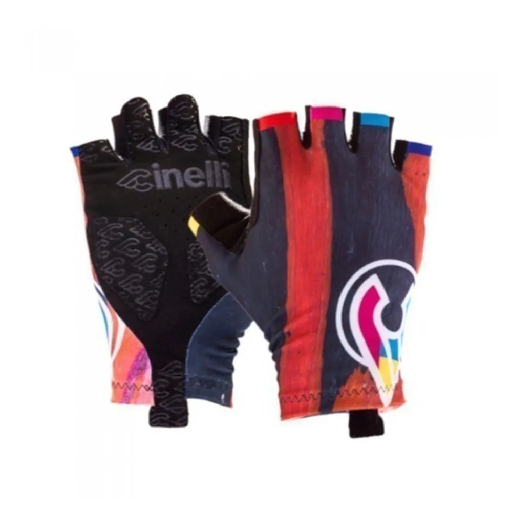 Cinelli Zydeco Eucalyptus Kurze Handschuhe, Black / multicolor Cinelli Zydeco Eucalyptus Kurze Handschuhe, Black / multicolor