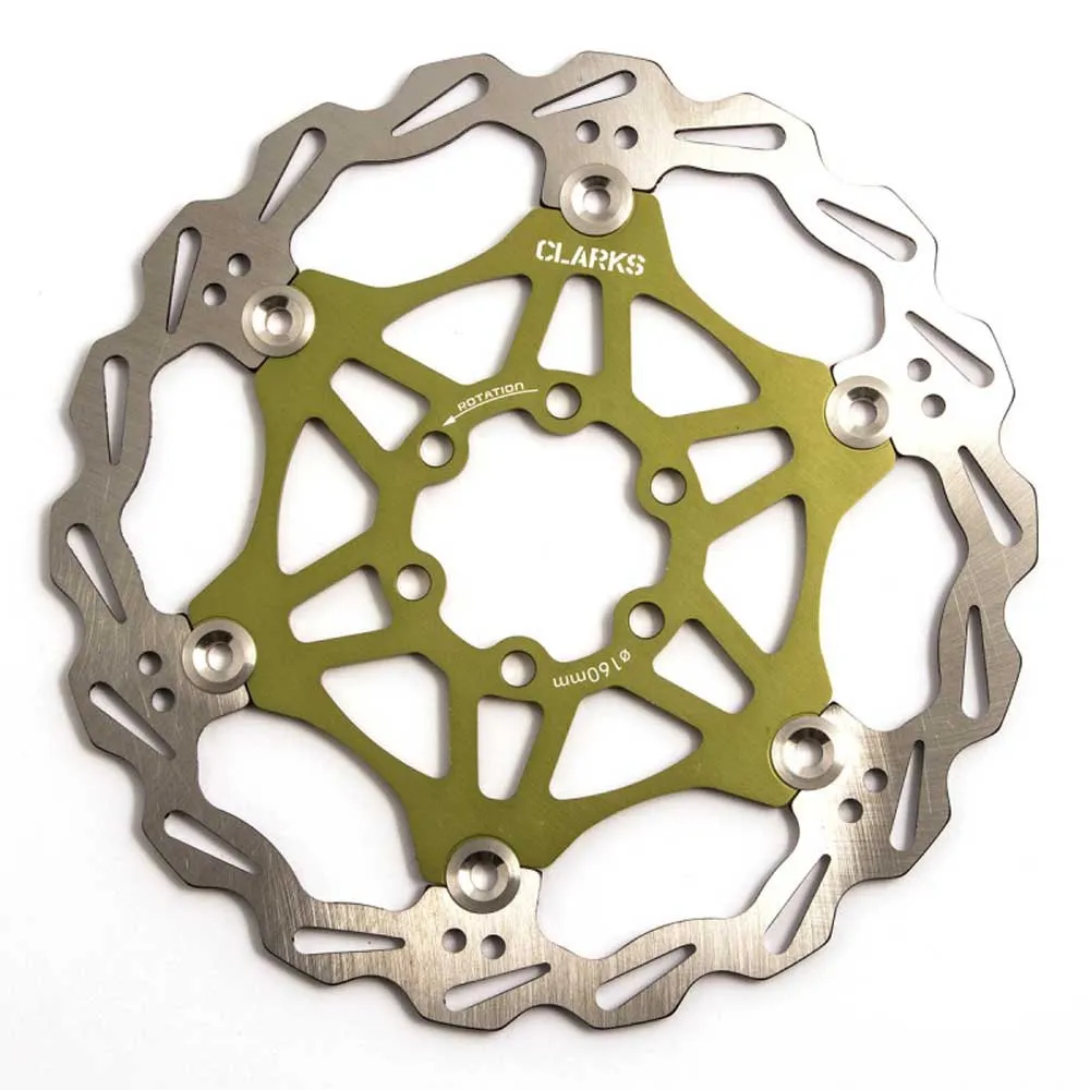 Clarks Cfr-06 Floating Bremsscheibe, Green, 160mm