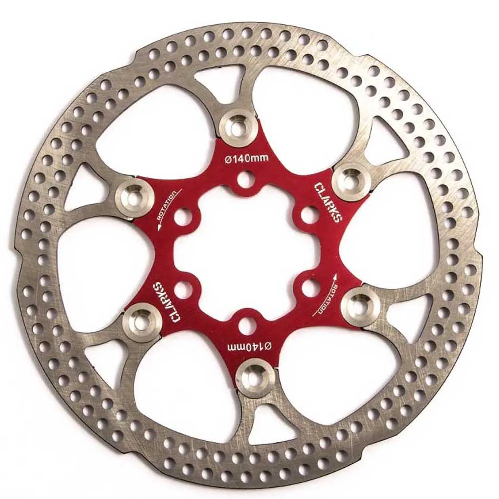Clarks Cfr-07 Floating Bremsscheibe, Red, 140mm Clarks Cfr-07 Floating Bremsscheibe, Red, 140mm