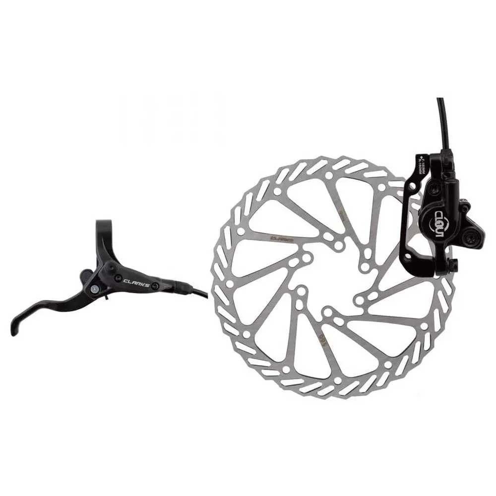 Clarks Clout 1 Hydraulic Bremsbeläge, Silver, 180mm Clarks Clout 1 Hydraulic Bremsbeläge, Silver, 180mm