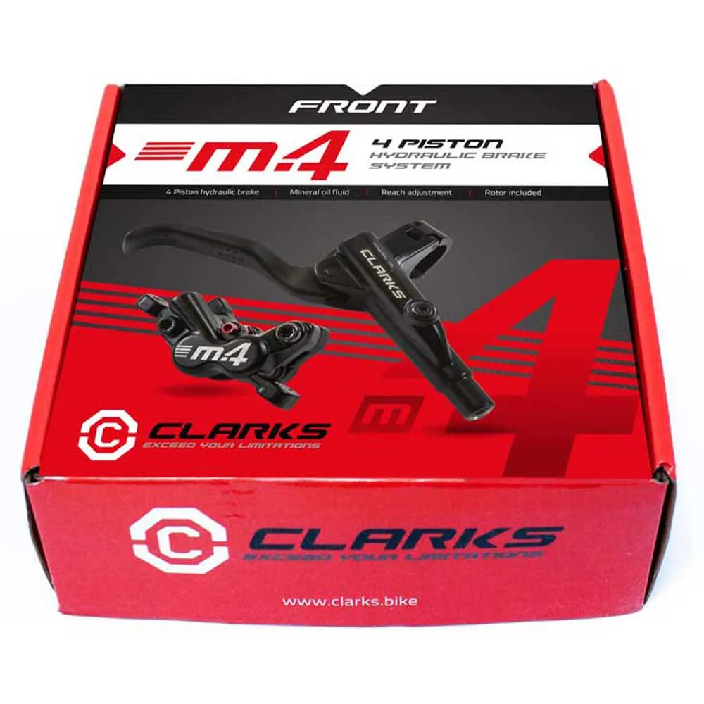 Clarks M4 Hydraulic Bremsbeläge, Silver, 203mm Clarks M4 Hydraulic Bremsbeläge, Silver, 203mm