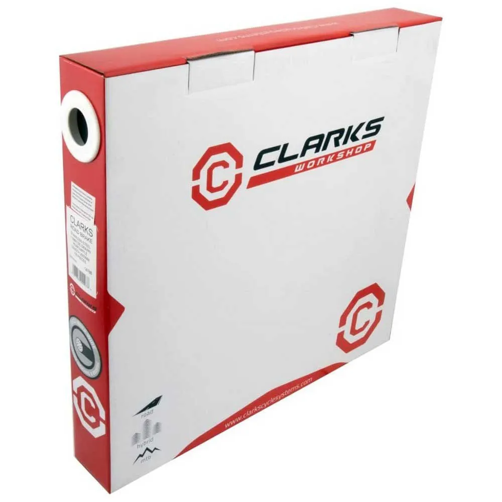 Clarks Stainless Steel Bremskabel, Silver, One Size Clarks Stainless Steel Bremskabel, Silver, One Size