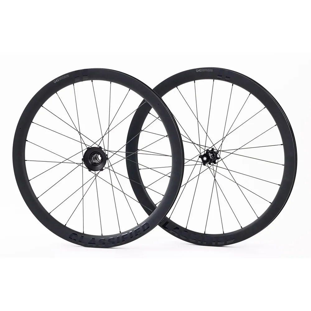 Classified G42 11s 11-32t Cl Disc Tubeless Gravel-laufradsatz, Black, 12 x 100/12 x 142mm, Powershift Classified G42 11s 11-32t Cl Disc Tubeless Gravel-laufradsatz, Black, 12 x 100/12 x 142mm, Powershift