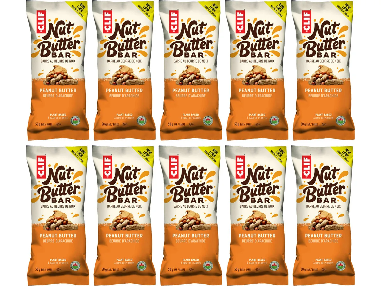 Clif Bar Nut Butter Bar Riegel - 10 Stück, 500g Clif Bar Nut Butter Bar Riegel - 10 Stück, 500g