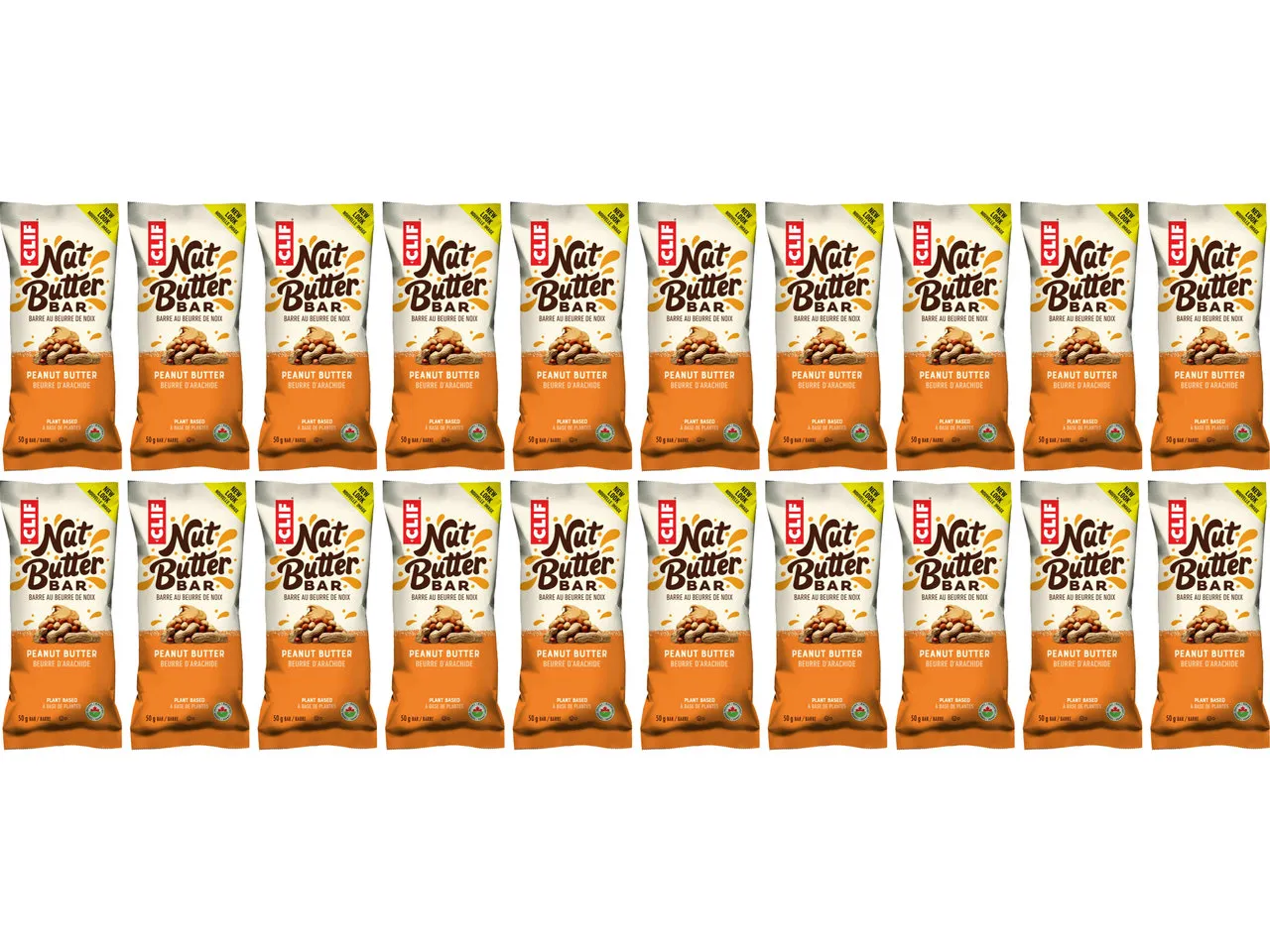 Clif Bar Nut Butter Bar Riegel - 20 Stück, 1000g Clif Bar Nut Butter Bar Riegel - 20 Stück, 1000g