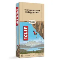 Clif Bar Proteinriegelbox Weiße Schokolade Und Macadamianüsse 68g 12 Einheiten Clif Bar Proteinriegelbox Weiße Schokolade Und Macadamianüsse 68g 12 Einheiten
