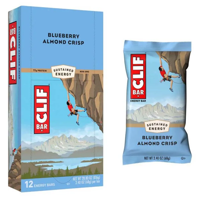 Clif Bar Schachtel Mit Knusprigen Energieriegeln Blaubeere Mandel 68g 12 Einheiten, Multicolor, One Size Clif Bar Schachtel Mit Knusprigen Energieriegeln Blaubeere Mandel 68g 12 Einheiten, Multicolor, One Size