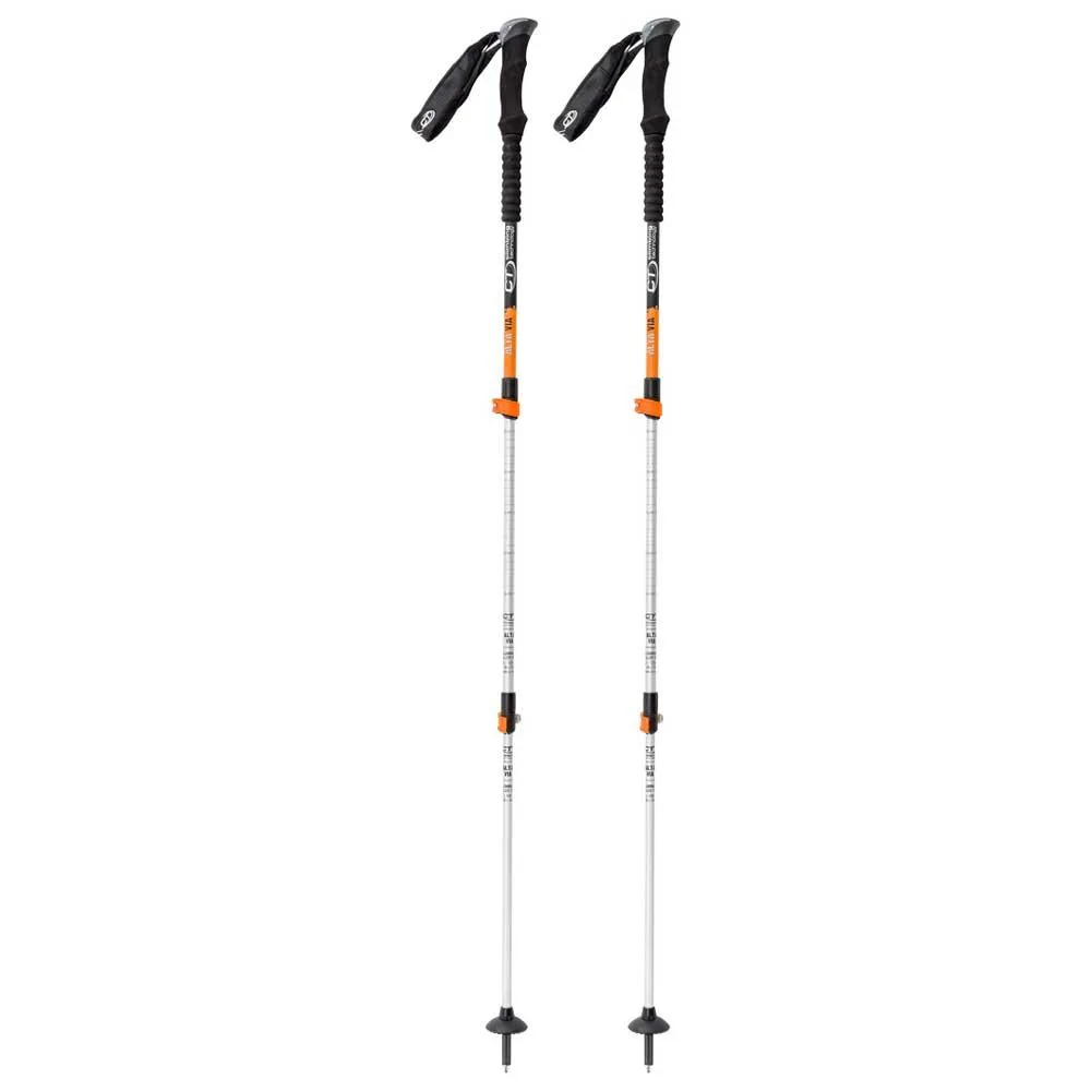 Climbing Technology Alta Via Stöcke, Black / orange, 66-135cm Climbing Technology Alta Via Stöcke, Black / orange, 66-135cm