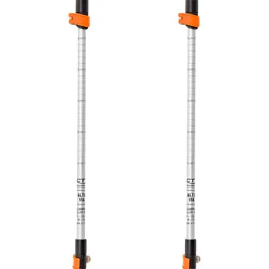 Climbing Technology Alta Via Stöcke, Black / orange, 66-135cm Climbing Technology Alta Via Stöcke, Black / orange, 66-135cm