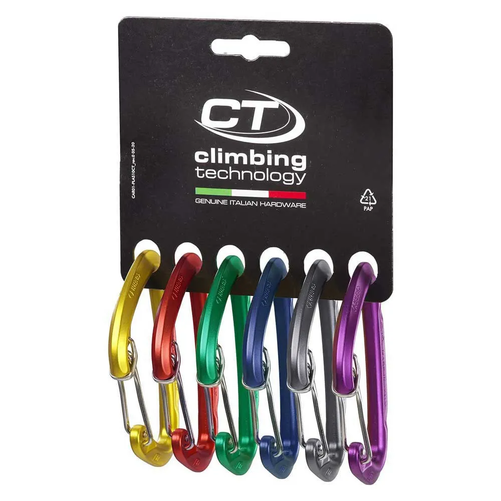 Climbing Technology Berry Carabiner W Expressschlinge 6 Einheiten, Purple, One Size Climbing Technology Berry Carabiner W Expressschlinge 6 Einheiten, Purple, One Size