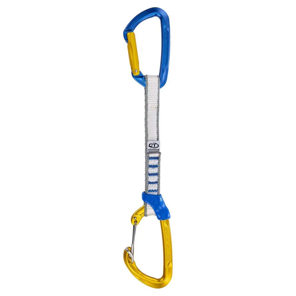 Climbing Technology Berry Ny 16 Mm Expressschlinge, Blue / ocra, 17cm Climbing Technology Berry Ny 16 Mm Expressschlinge, Blue / ocra, 17cm