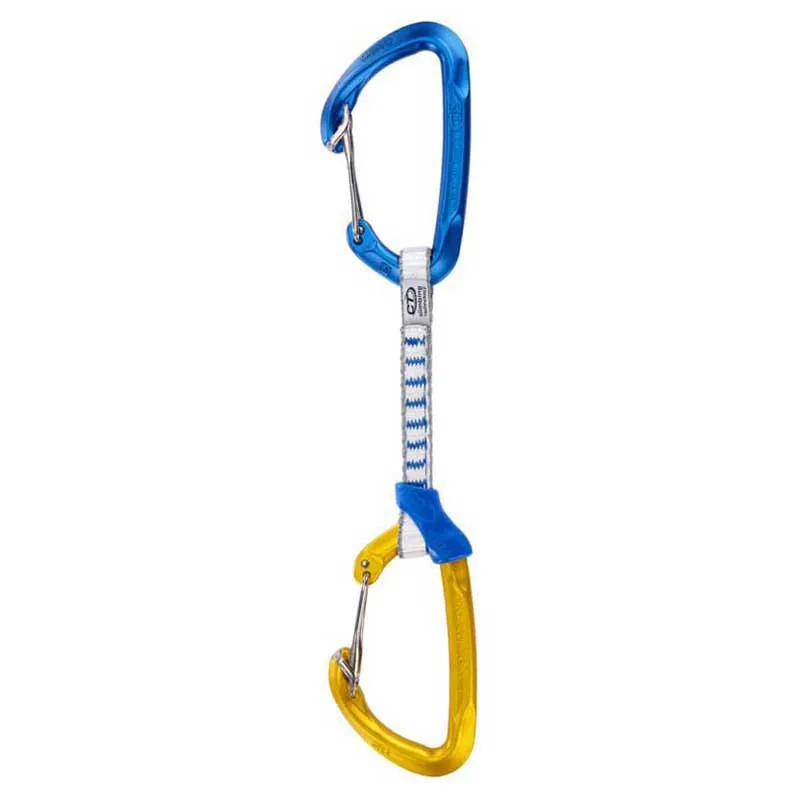 Climbing Technology Berry W 11 Mm Expressschlinge 6 Einheiten, Blue / ochre, 12cm Climbing Technology Berry W 11 Mm Expressschlinge 6 Einheiten, Blue / ochre, 12cm