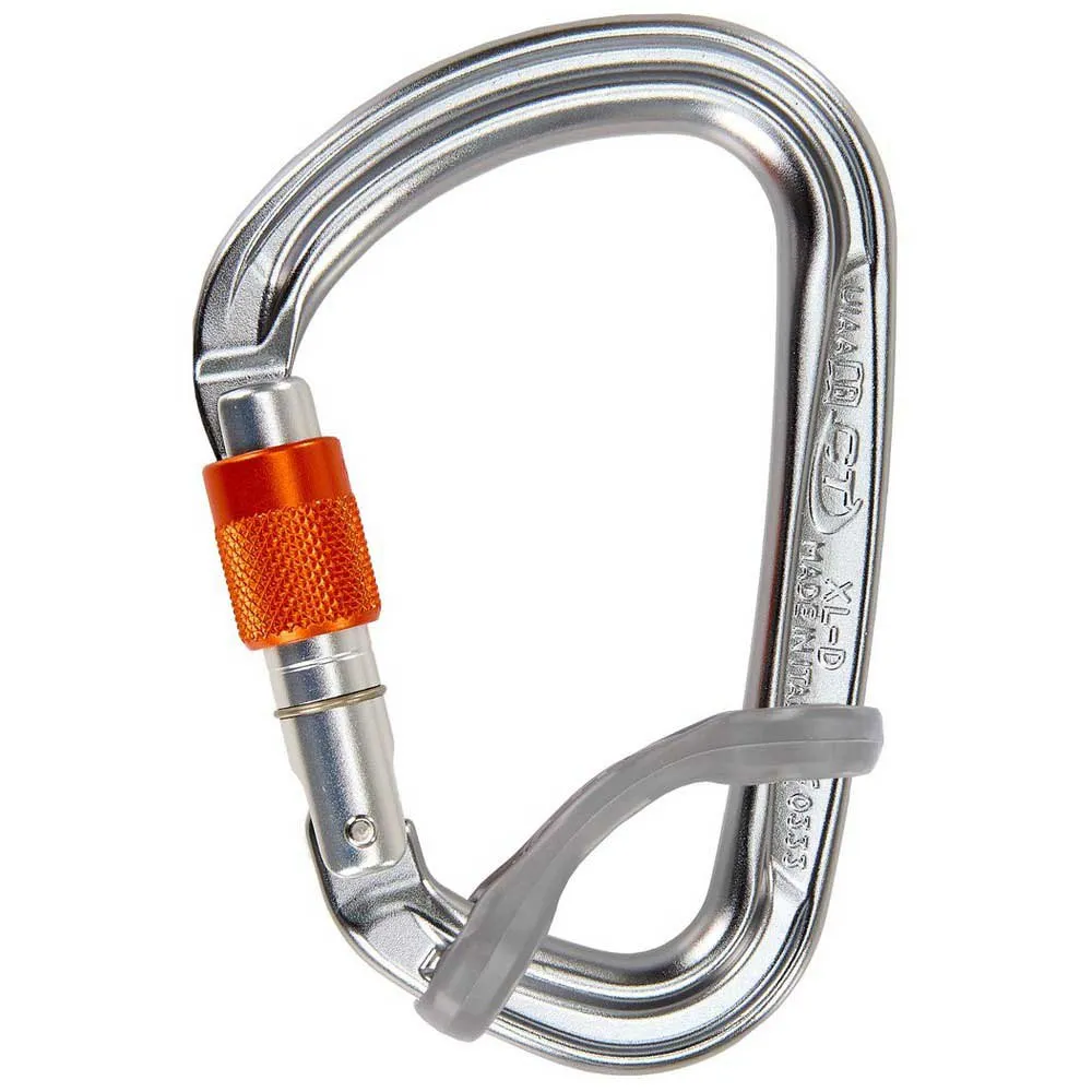 Climbing Technology Carabiner Expressschlinge, Silver / orange, One Size