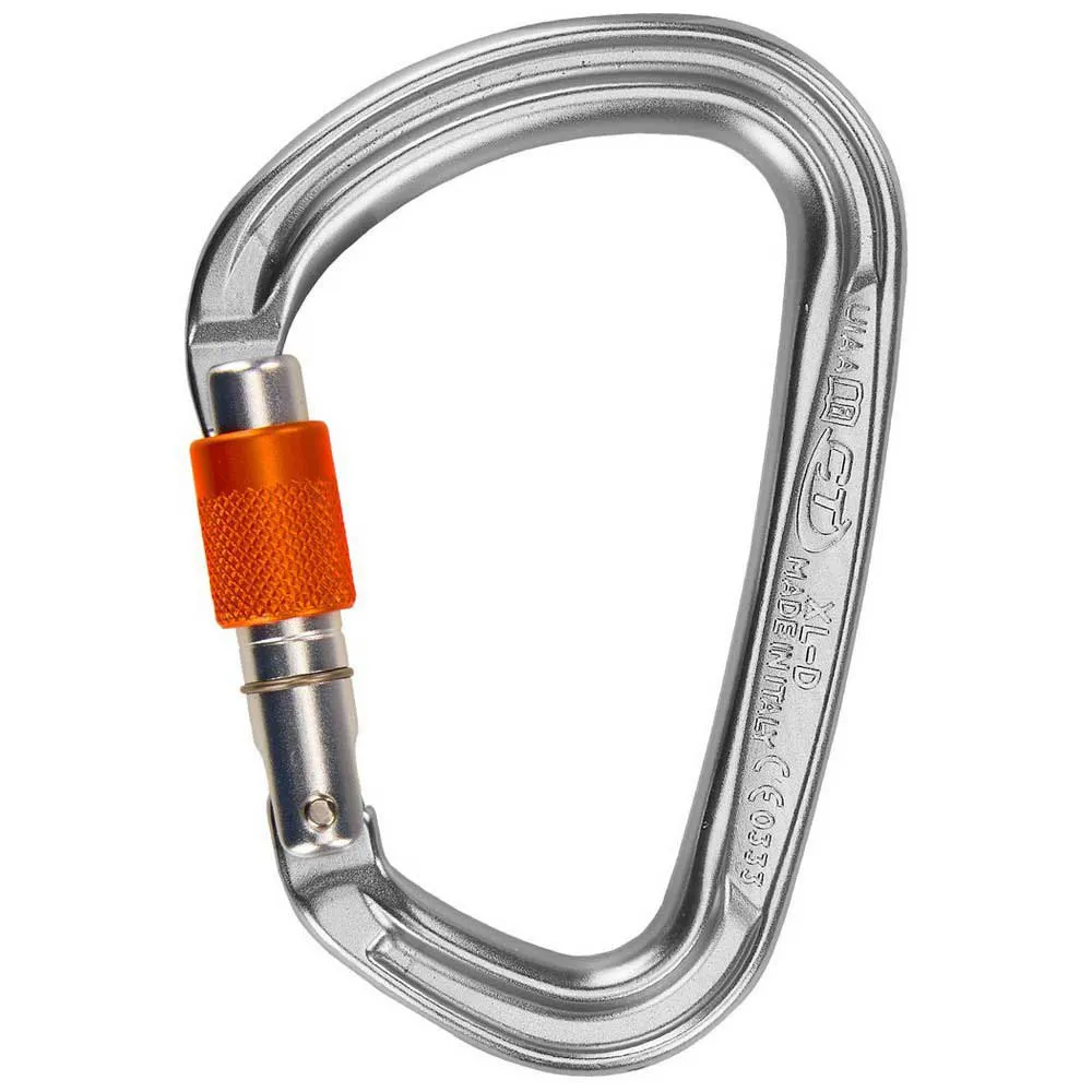 Climbing Technology Carabiner Expressschlinge, Silver / orange, One Size