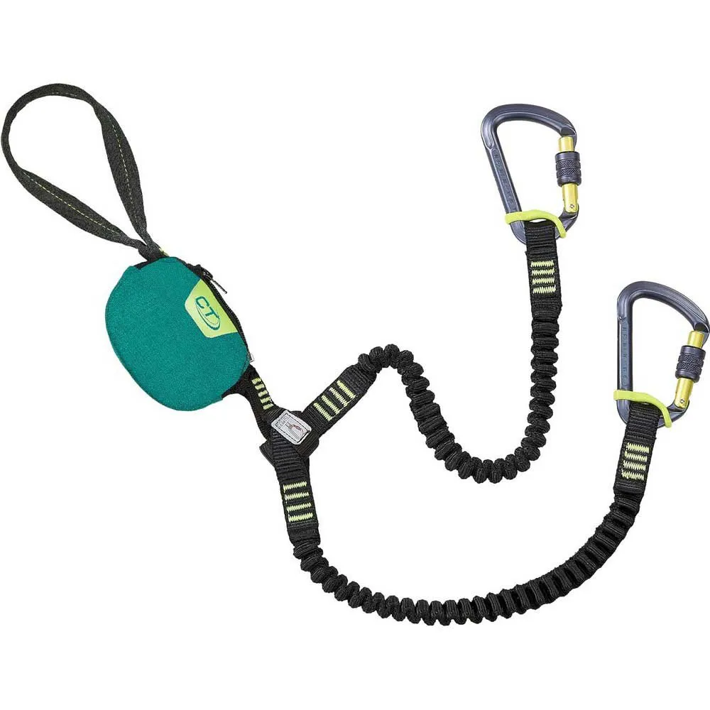 Climbing Technology Classic-k Compact Lanyards Und Energieabsorber, Red / black Climbing Technology Classic-k Compact Lanyards Und Energieabsorber, Red / black