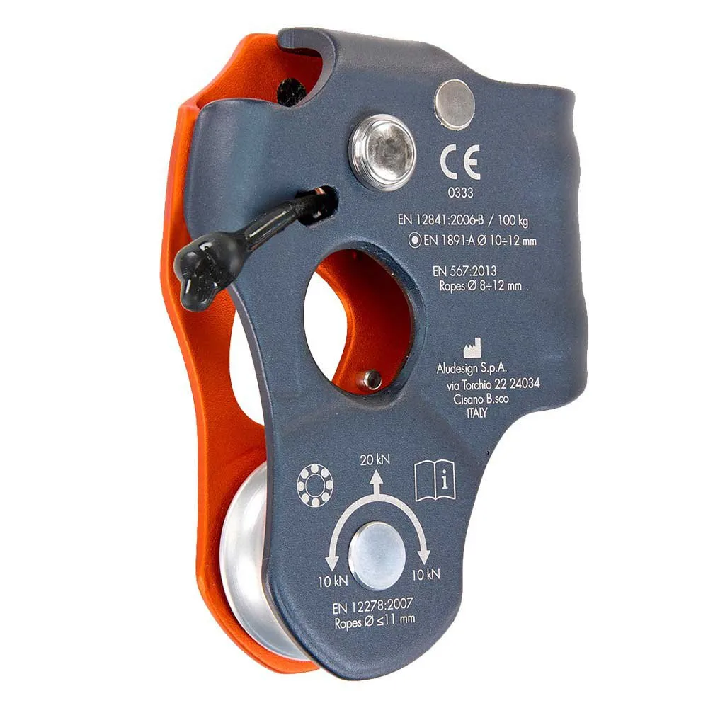 Climbing Technology Cric Riemenscheibe, Anthracite / orange, One Size