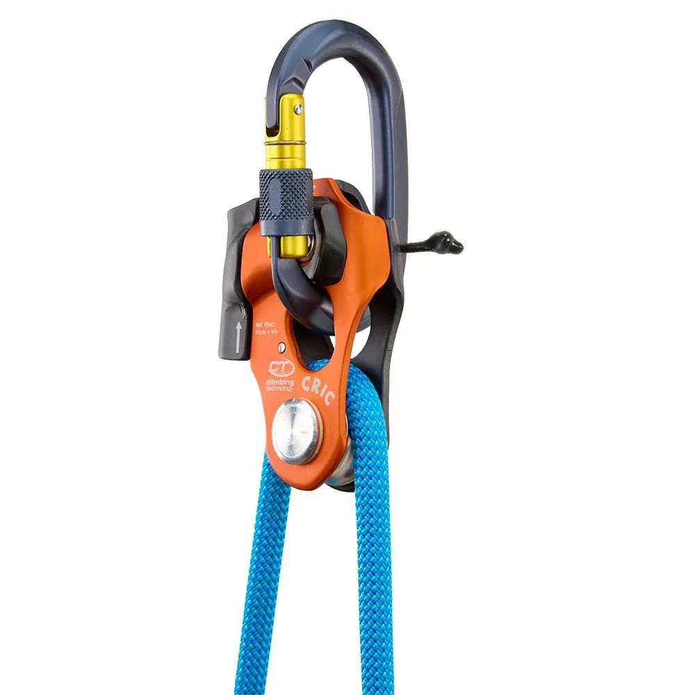 Climbing Technology Cric Riemenscheibe, Anthracite / orange, One Size