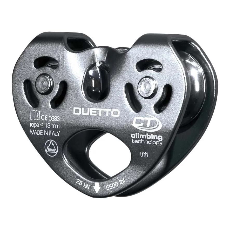 Climbing Technology Duetto Riemenscheibe, Grey, One Size