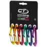 Climbing Technology Fly Weight Evo Karabinerhaken 6 Einheiten, Multicolor, One Size
