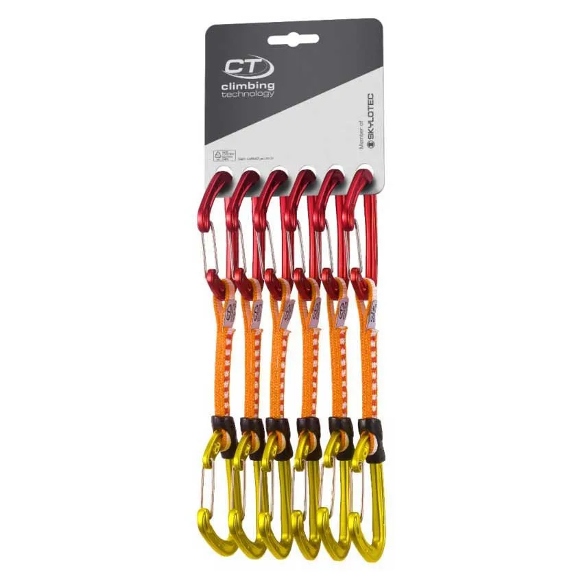 Climbing Technology Fly Weight Evo Set Ul Expressschlinge 6 Einheiten, Black, One Size Climbing Technology Fly Weight Evo Set Ul Expressschlinge 6 Einheiten, Black, One Size