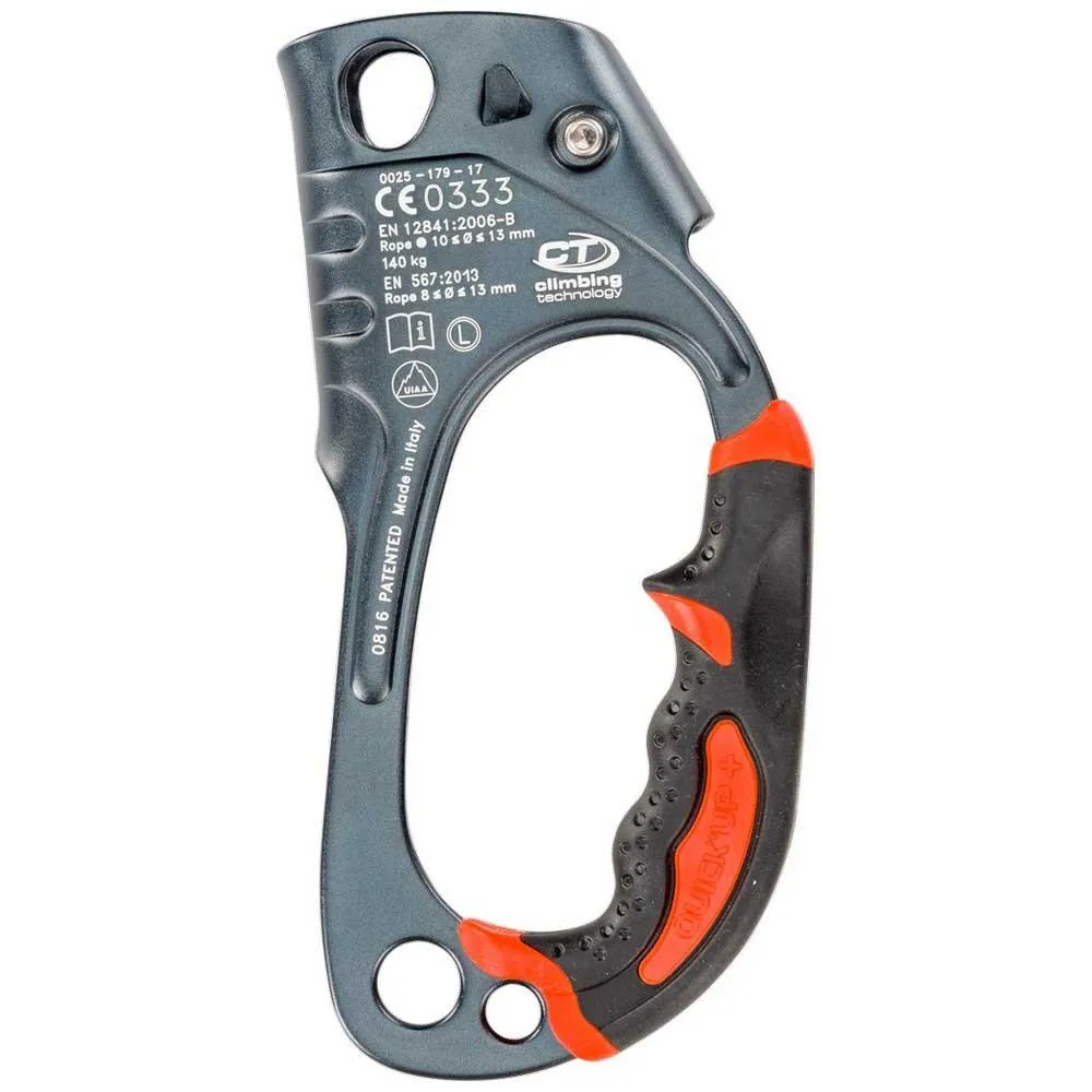 Climbing Technology Quick Up+l Aufsteigend, Grey, One Size Climbing Technology Quick Up+l Aufsteigend, Grey, One Size