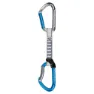 Climbing Technology Salto Set Ny Expressschlinge, Titanium / electric blue, 12cm